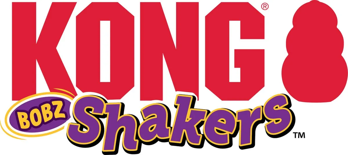 KONG Shakers Bobz Pluche Giraf - M - Bruin