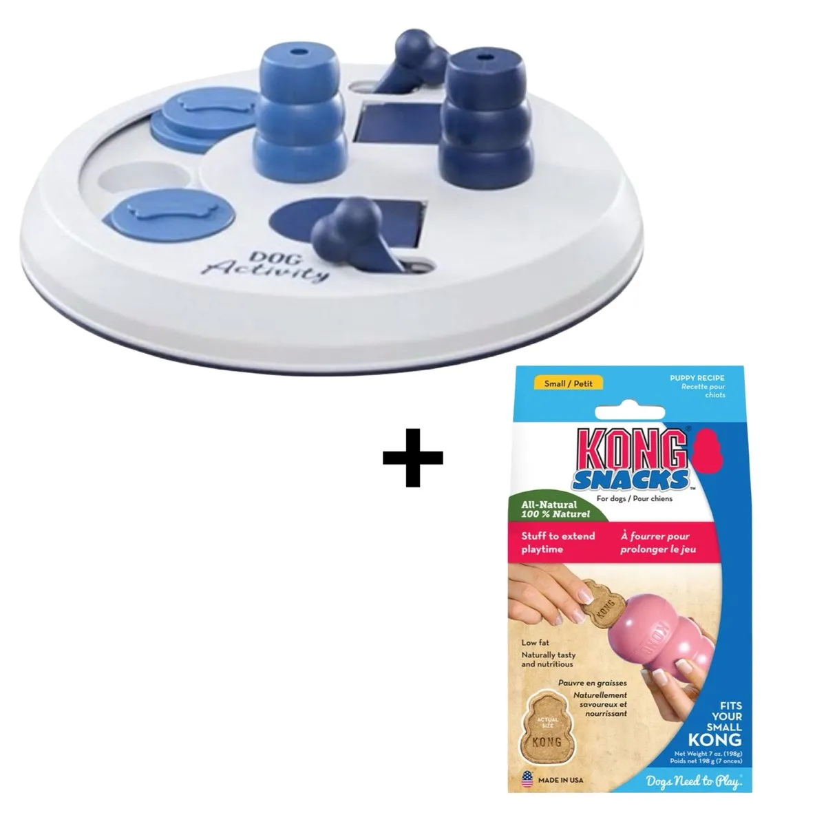 KONG Snacks Puppy Small 200g + Trixie Flip Board 23cm