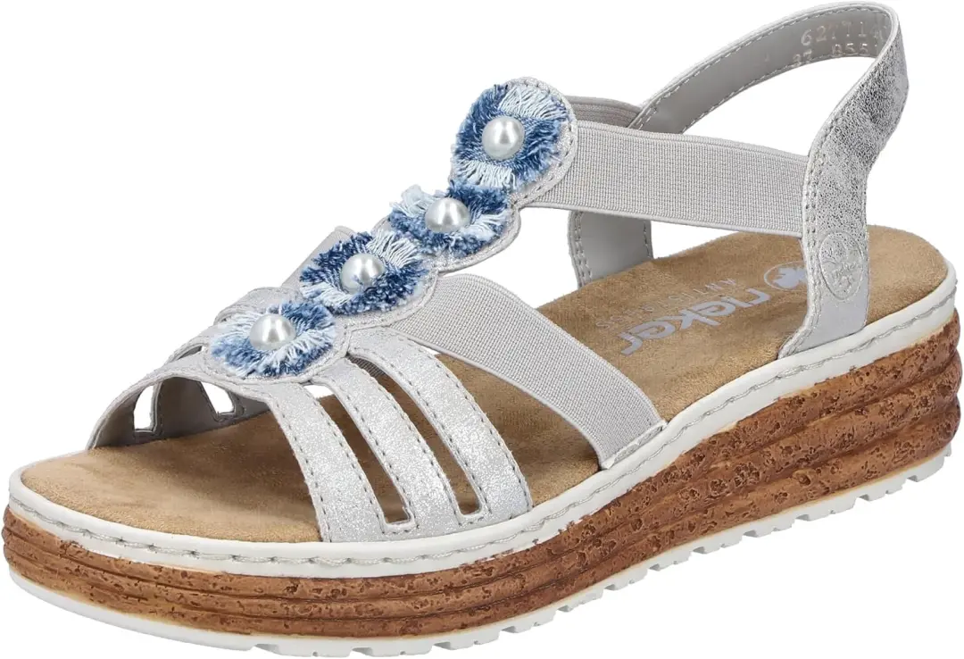 Rieker Dames Wedge Sandalen 62771