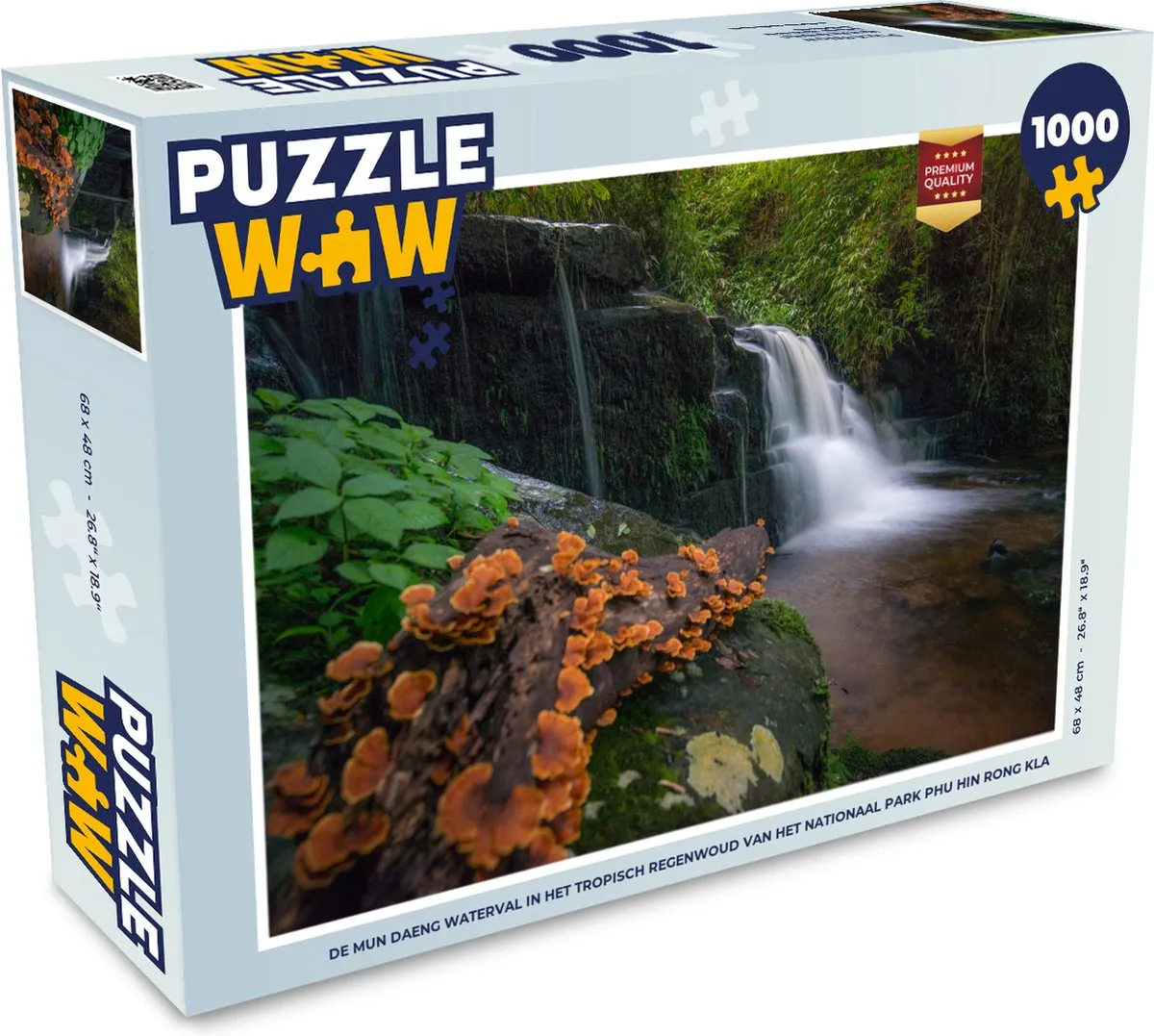 PuzzleWow De Mun Daeng Waterval Legpuzzel 1000 Stuks