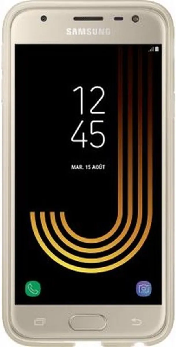 Samsung Galaxy J330 Jelly Cover - Goud