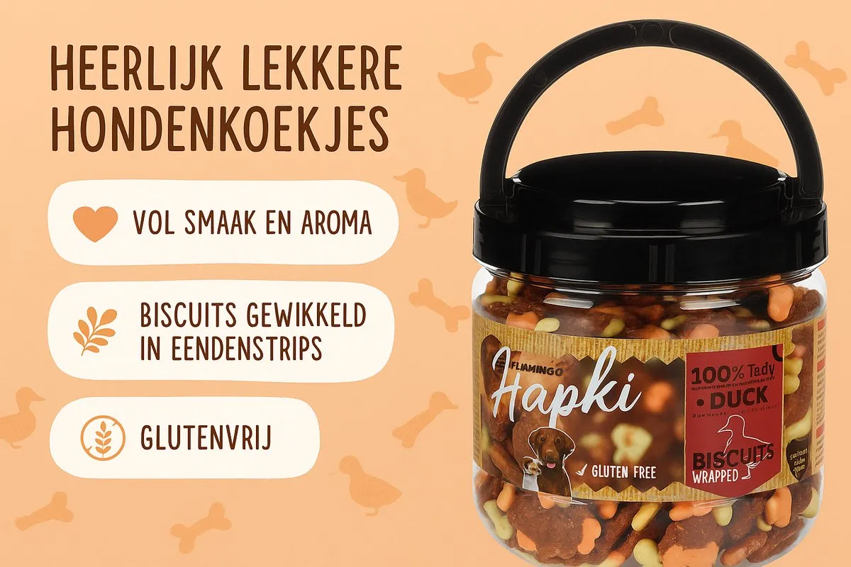 Flamingo R’Hide Staaf Hondensnack - 600g - Wit Kip