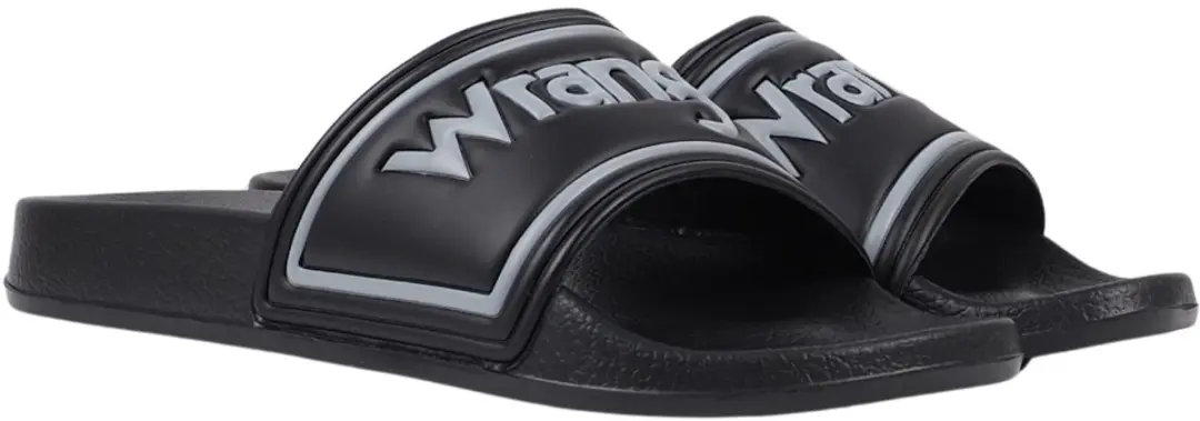Wrangler Averell Slider Low Slippers Heren - Zwart - afbeelding 2 van 6