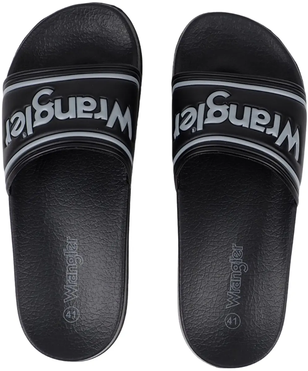 Wrangler Averell Slider Low Slippers Heren - Zwart - afbeelding 4 van 6