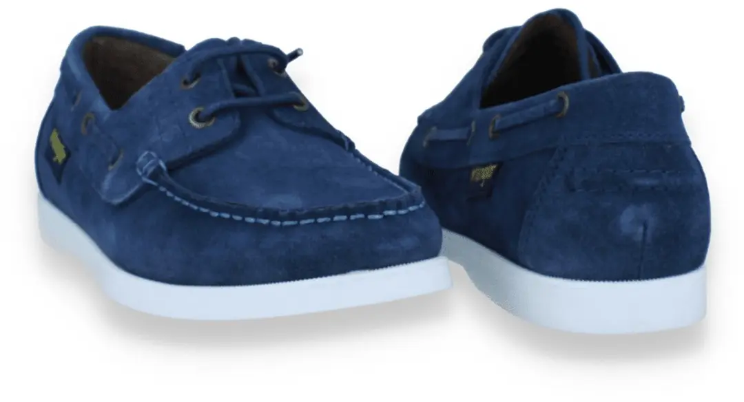 Wrangler Heren Bootschoen Baltic Suede Men Low Dark Denim | Blauw | Maat: 46