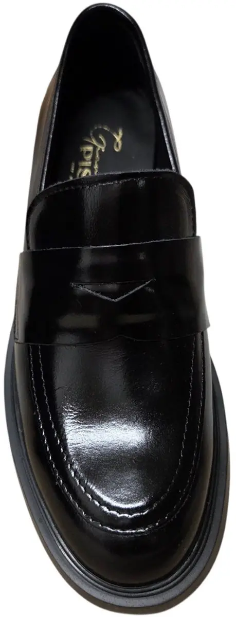 Gianluca Pisati Delta Abrasivato Nero Loafers 41 - afbeelding 2 van 4