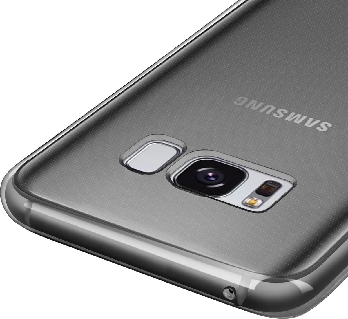 Samsung Clear Cover X-EF-QG955CBEGWW - Zwart