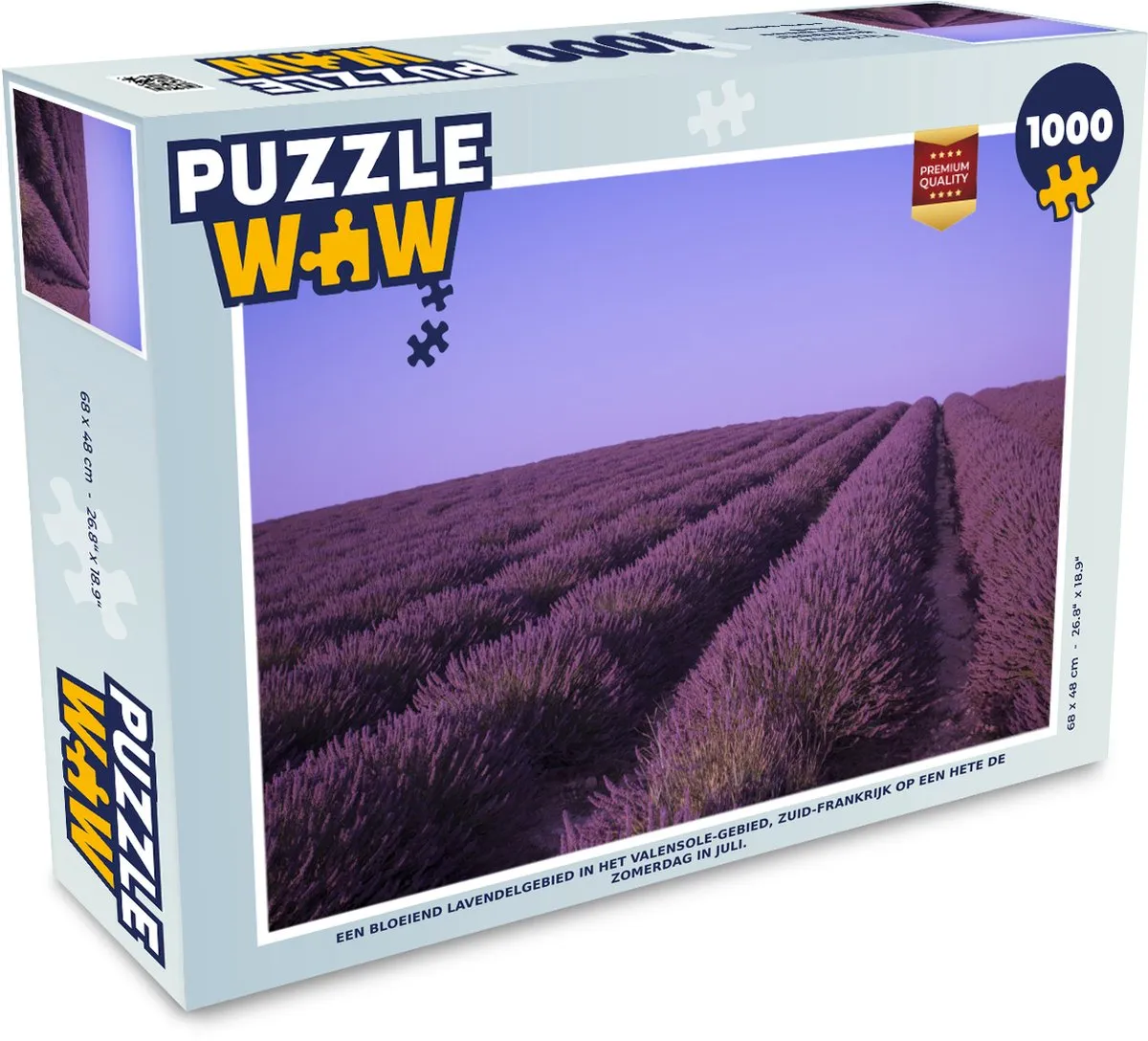 PuzzleWow Legpuzzel Valensole Lavendel 1000 Stuks
