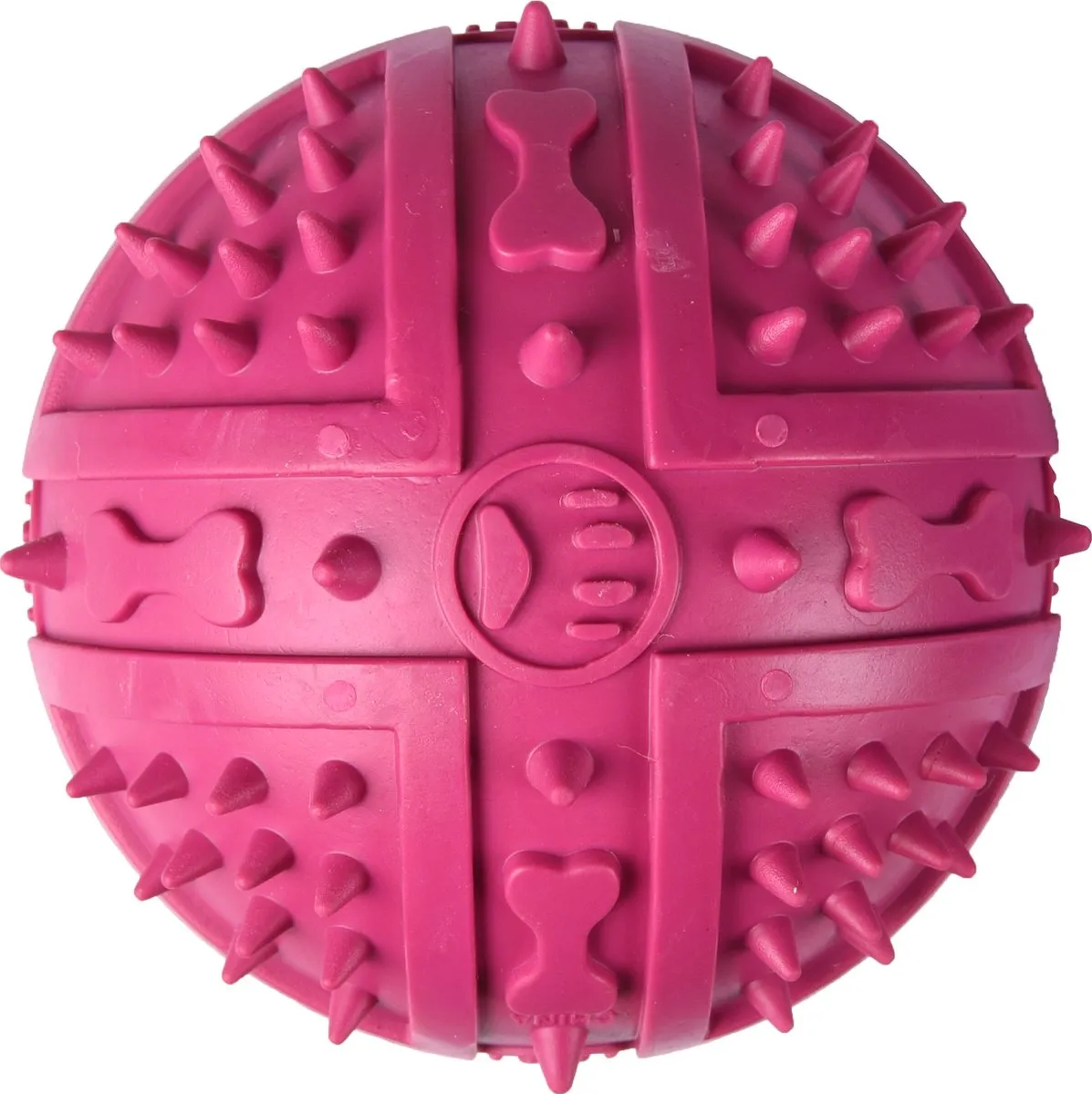 Flamingo Stekelbal Rubber - Multi - 9 cm