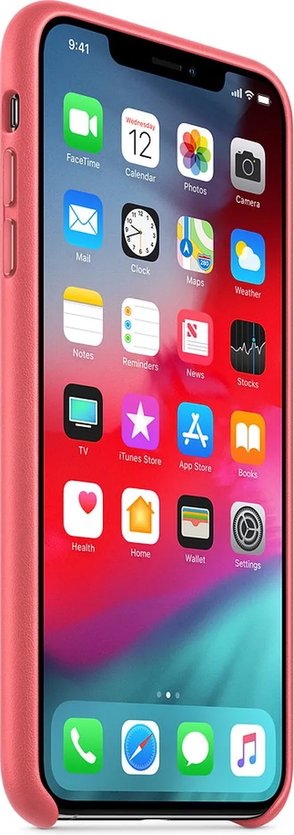 Apple iPhone Xs Max Leren Hoesje - Roze MTEX2ZM/A