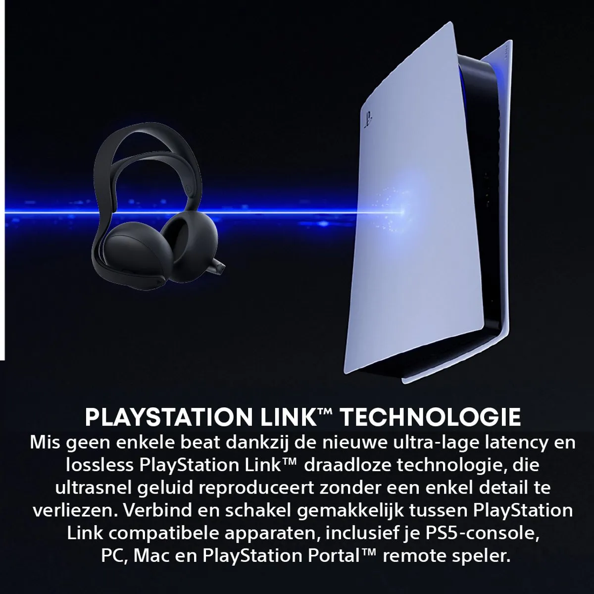 Sony PlayStation Pulse Elite 1000039805 Draadloze Headset - Midnight Black