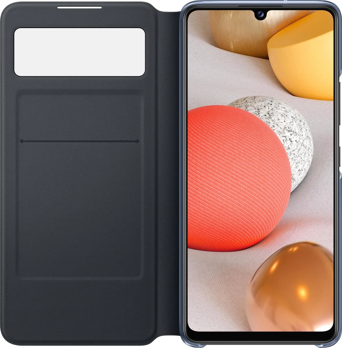 Samsung Smart S View Hoesje Galaxy A42 5G - Zwart