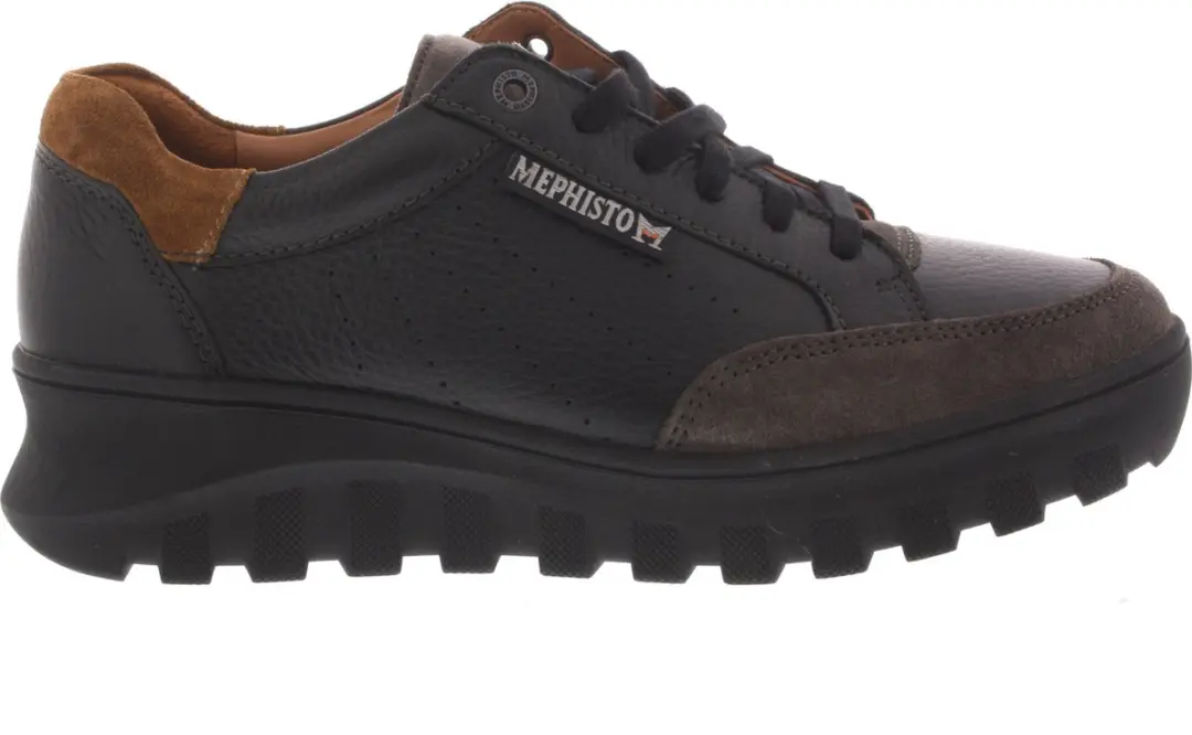 Heren Veterschoenen Mephisto Flynn Graphite Antraciet