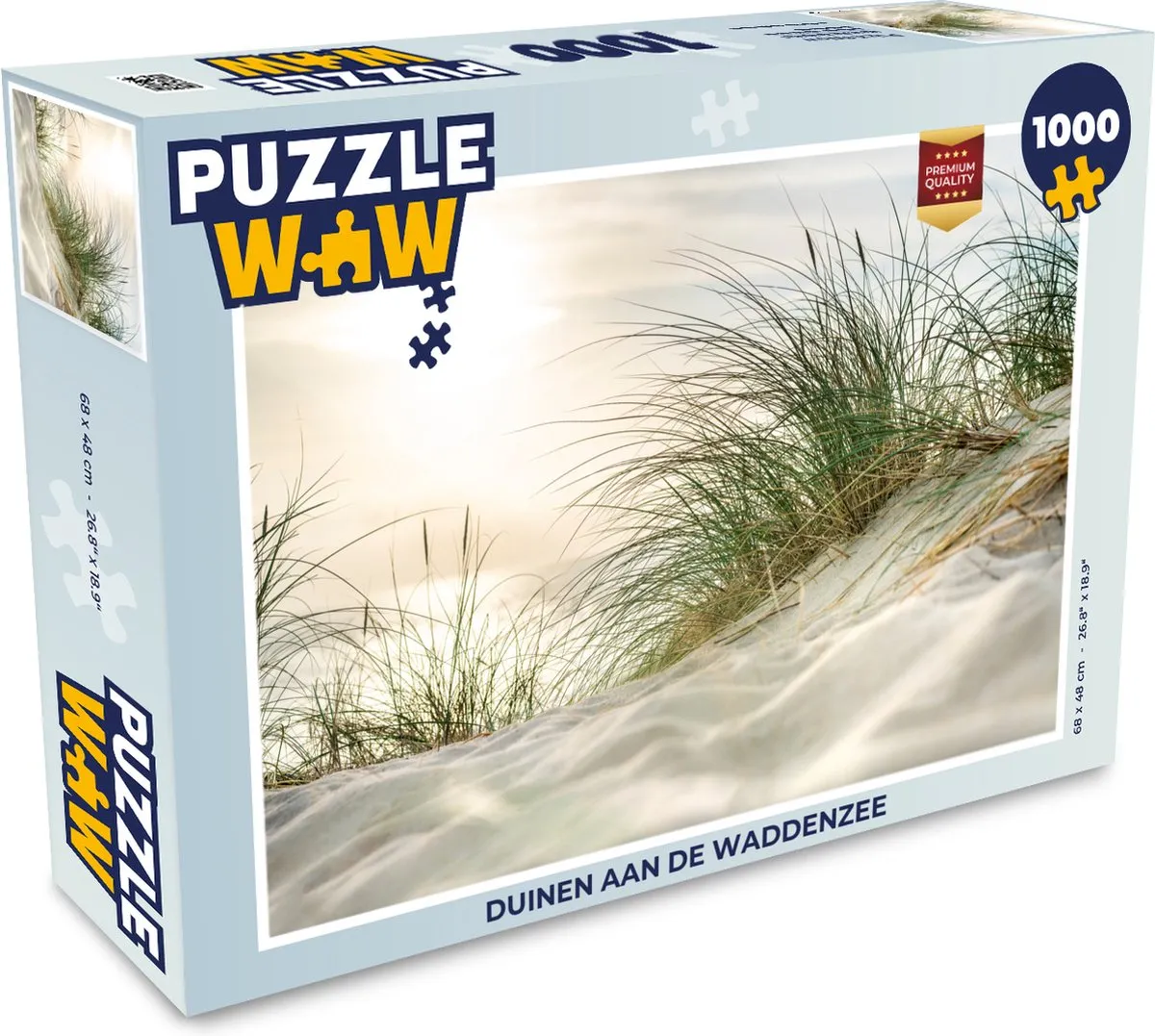 PuzzleWow Duinen aan de Waddenzee Legpuzzel 1000 Stuks