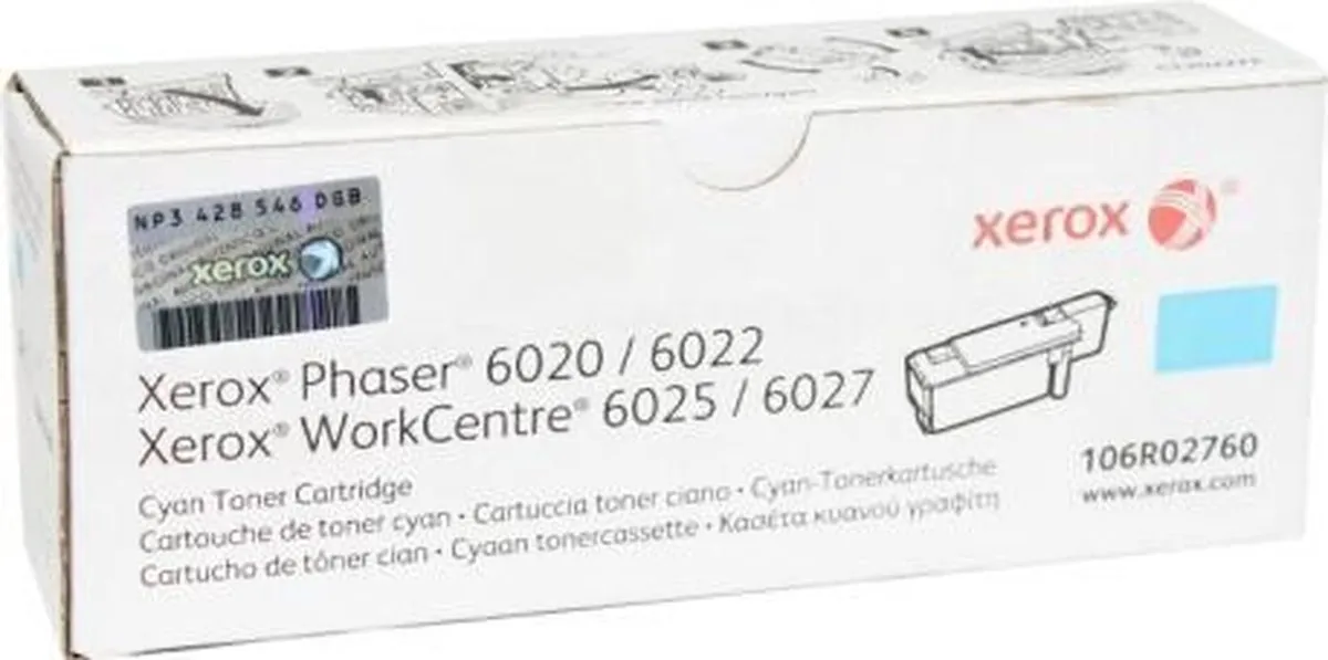 Xerox 106R02760 Tonercartridge Cyaan