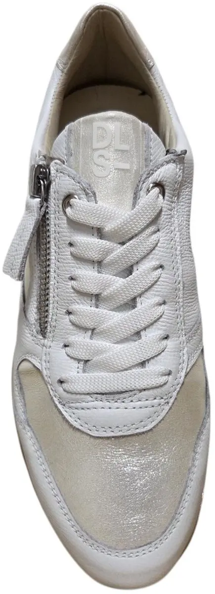 DL Sport 6958 633 Alpina White Sneakers Wit Leer Dames - Wit - 39 - afbeelding 3 van 4