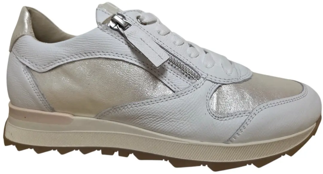 DL Sport 6958 633 Alpina White Sneakers Wit Leer Dames