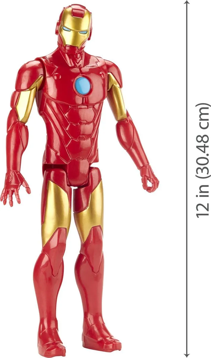 Marvel Avengers Titan Hero Iron Man Speelfiguur 30cm E7873ES0