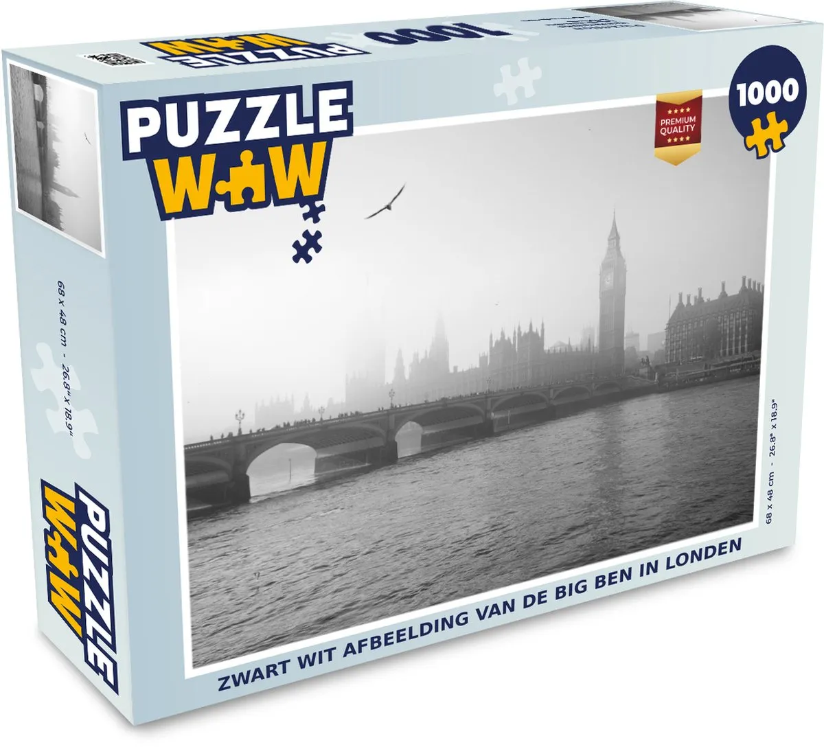 PuzzleWow Legpuzzel Big Ben Londen 1000 Stuks
