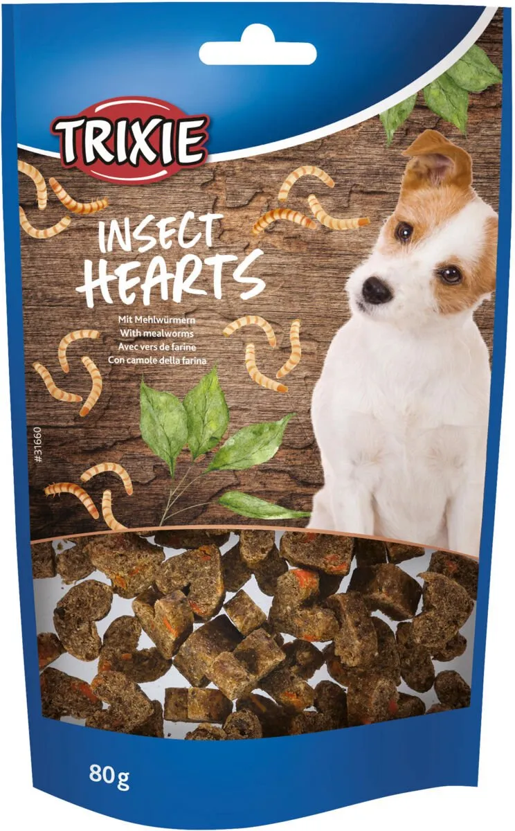 Trixie Insectensnacks Meelwormen Hearts & Sticks 4x80g