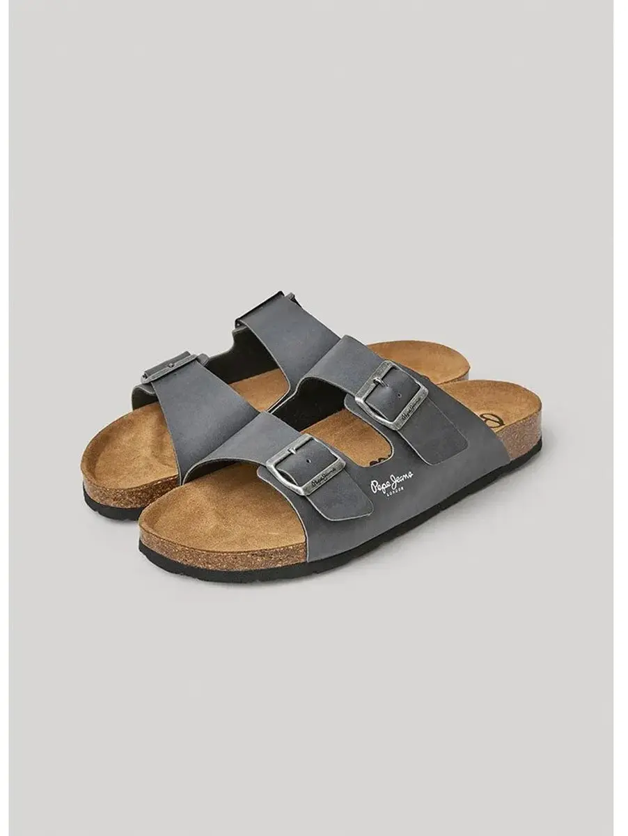 Pepe Jeans Bio Double Natural Sandalen Grijs EU 41 Man