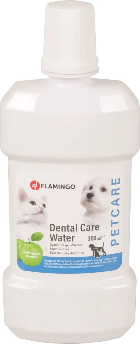 Flamingo Honden Tandwater Appel 300ml