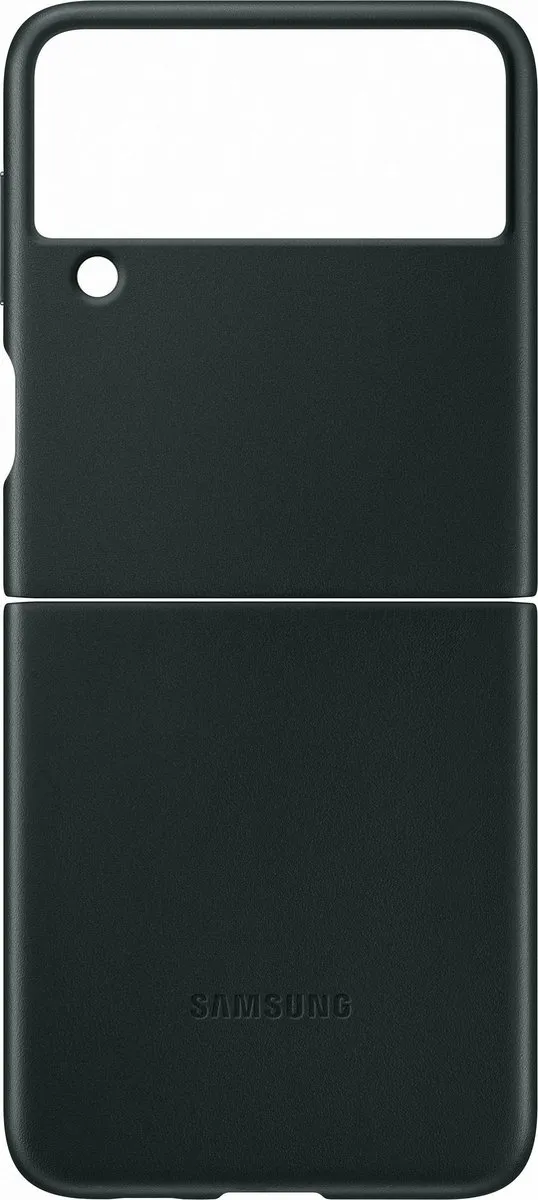 Samsung Galaxy Z Flip3 Lederen Hoesje - Groen EF-VF711LGEGWW