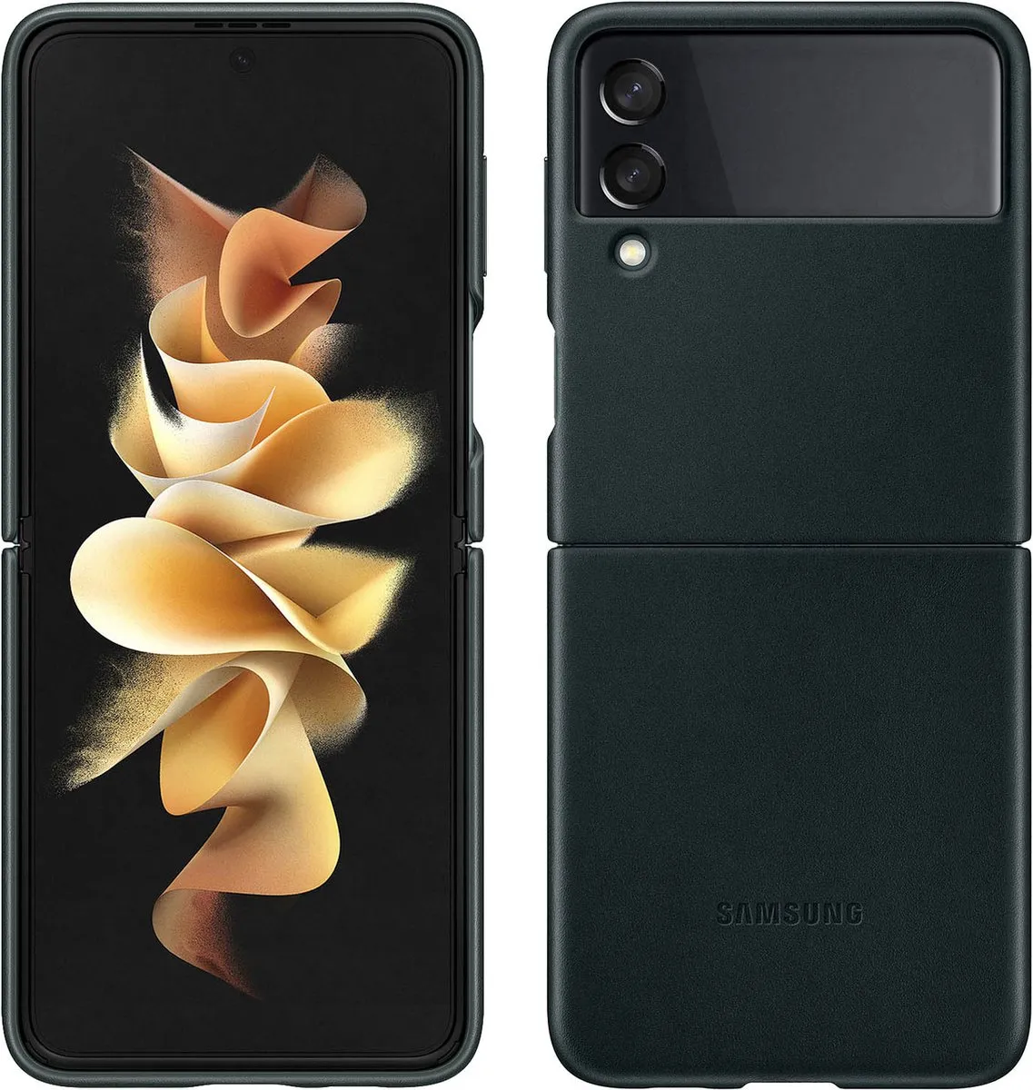 Samsung Galaxy Z Flip3 Lederen Hoesje