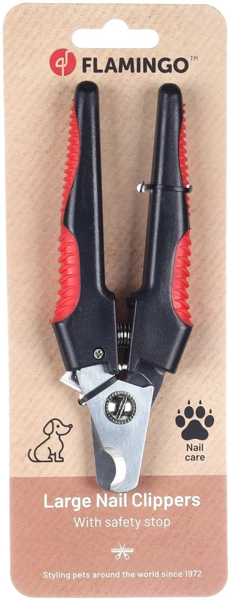 Flamingo Honden Nagelknipper Klein - Zwart