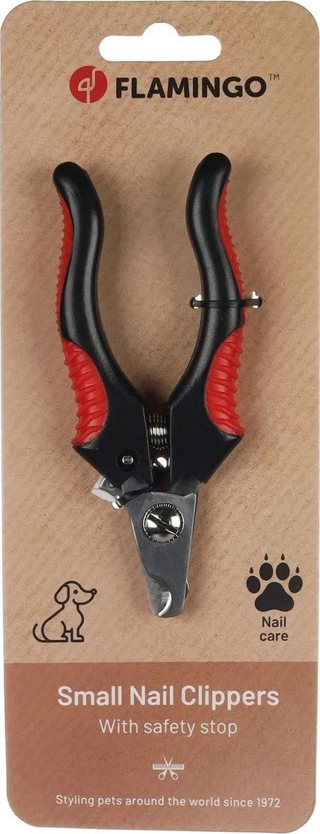 Flamingo Honden Nagelknipper Klein - Zwart