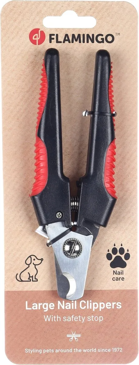 Flamingo Honden Nagelknipper Klein - Zwart