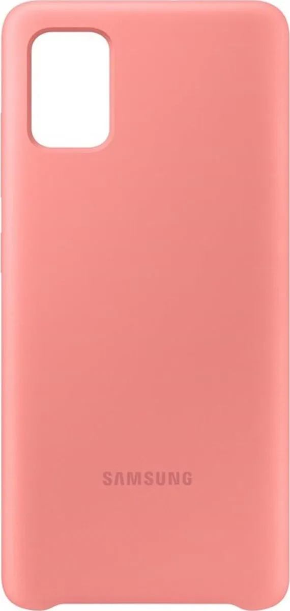 Samsung Silicone Cover Case A71 EF-PA715TPEGEU - Roze