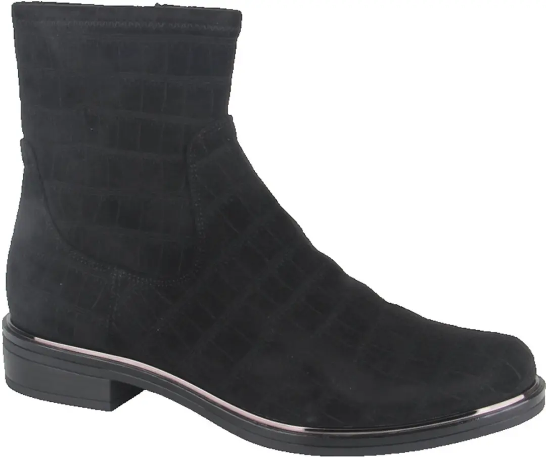Caprice 9-25325-47-024 dames enkellaarzen gekleed maat 41.5 (7,5) zwart
