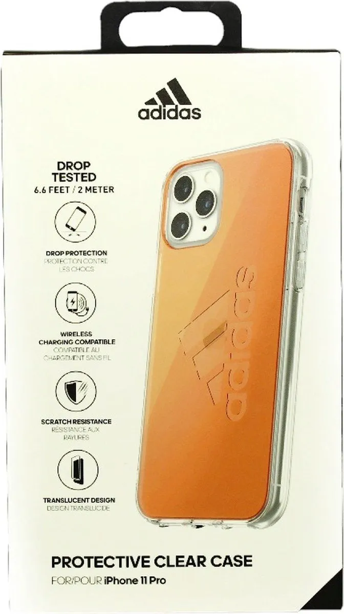 Adidas Sport Performance Hoesje iPhone 11 Pro - Oranje/Rood