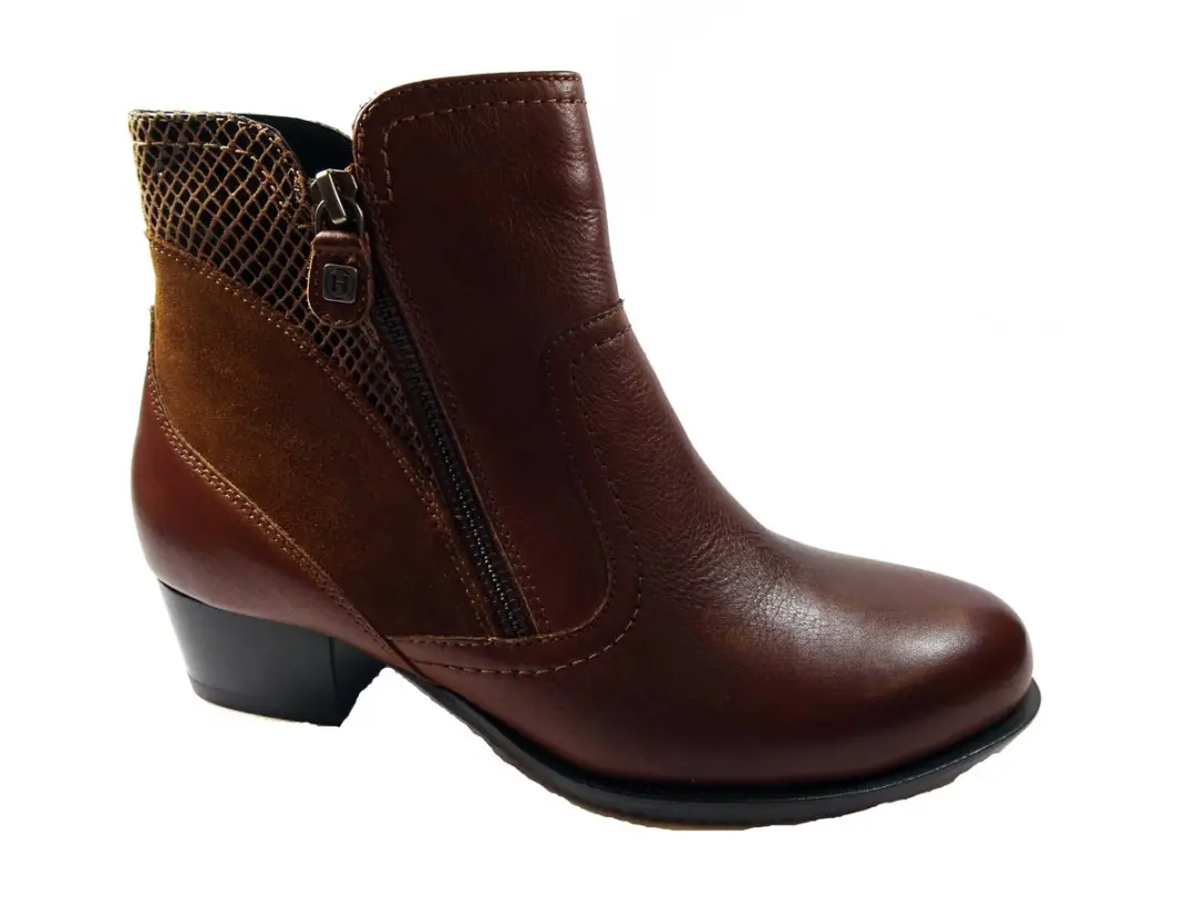 Helioform 231.021 Enkellaars Extra breed Cognac - afbeelding 5 van 6