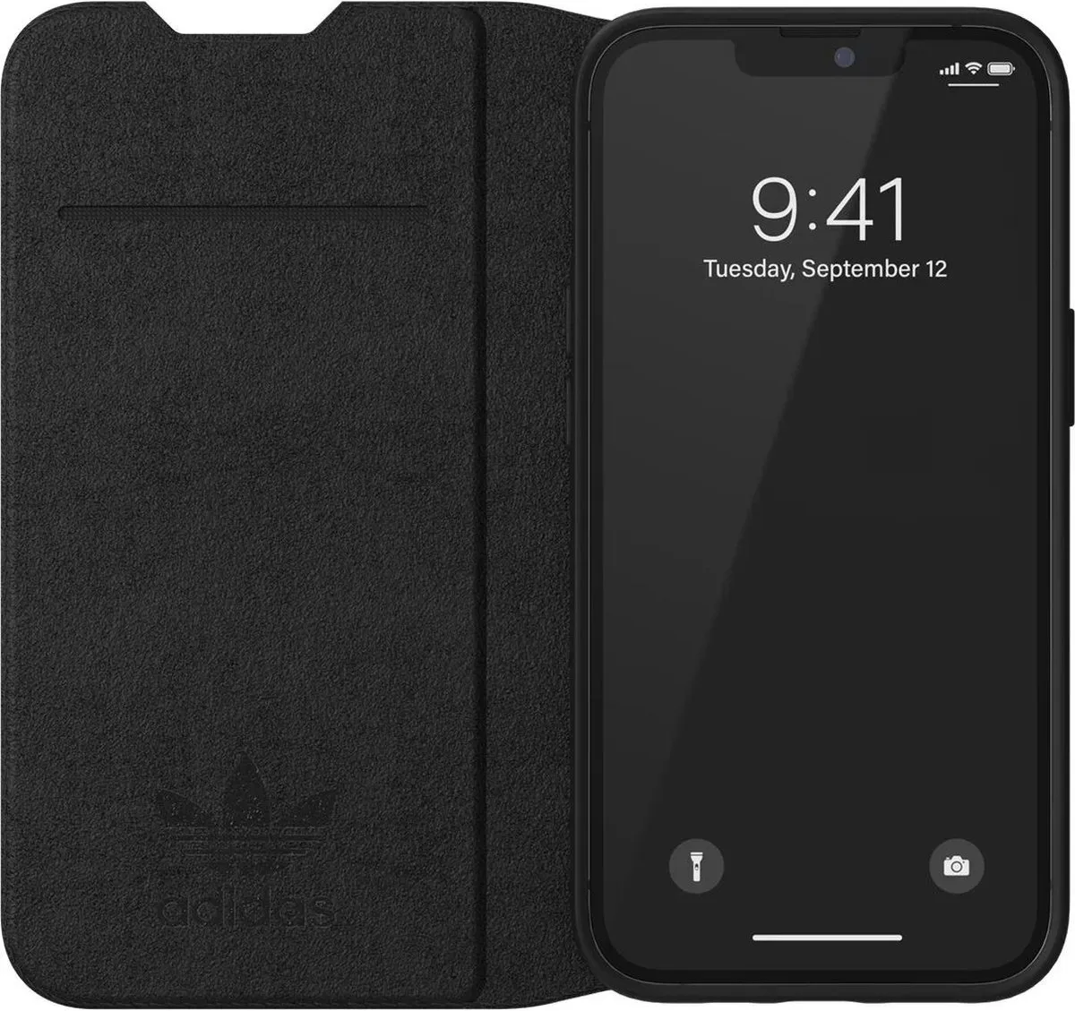 adidas Booklet Case iPhone 13 - Zwart