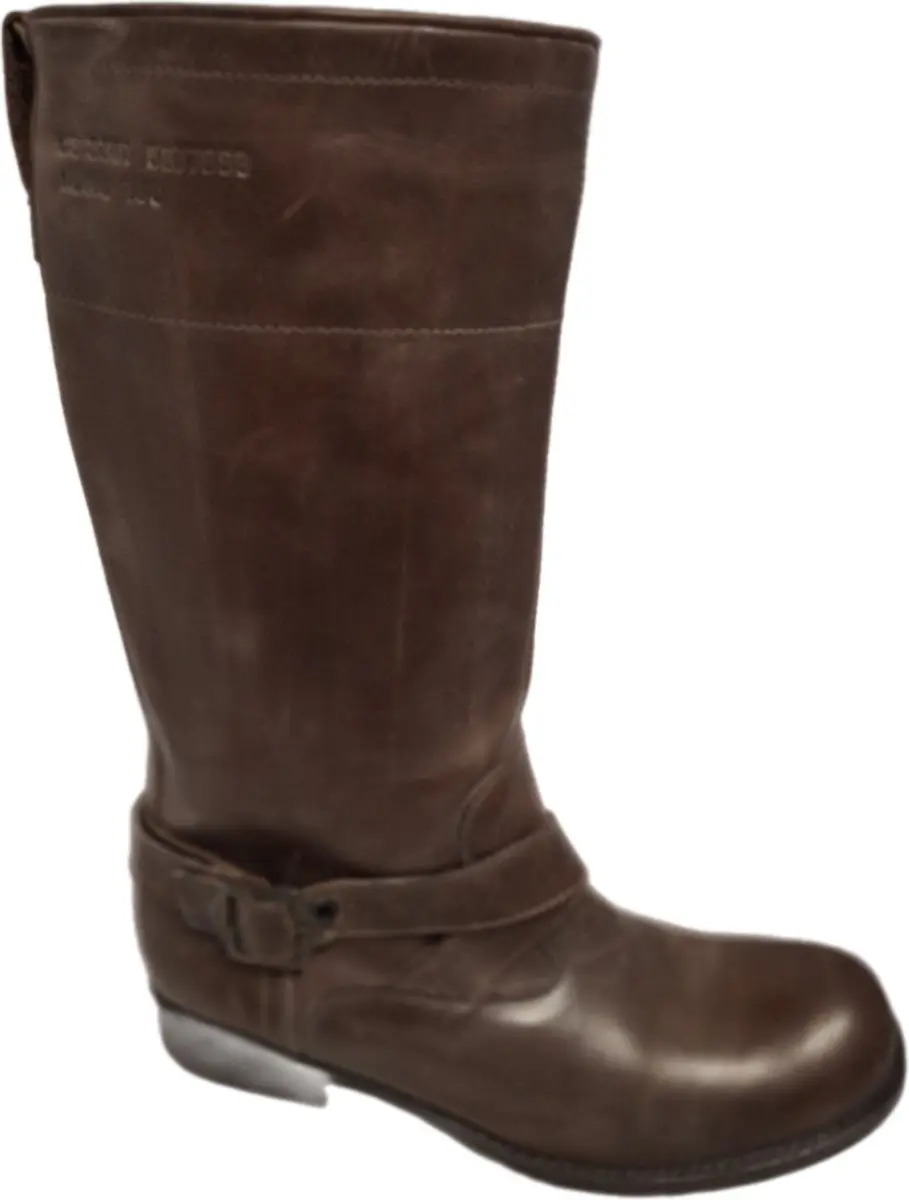 G-STAR-VOYAGE-DRKBROWN -LEATHER LAARS-SIZE 38