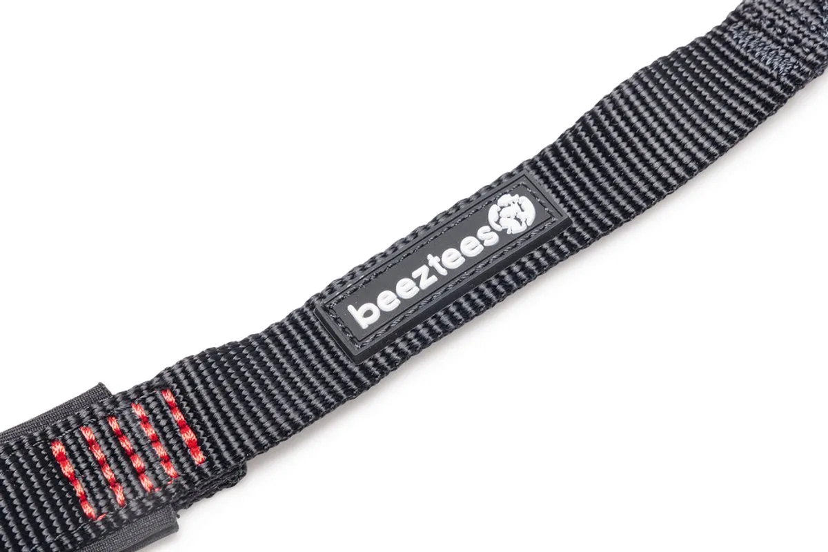Beeztees Parinca Premium Hondenriem - 180cm x 20mm Zwart
