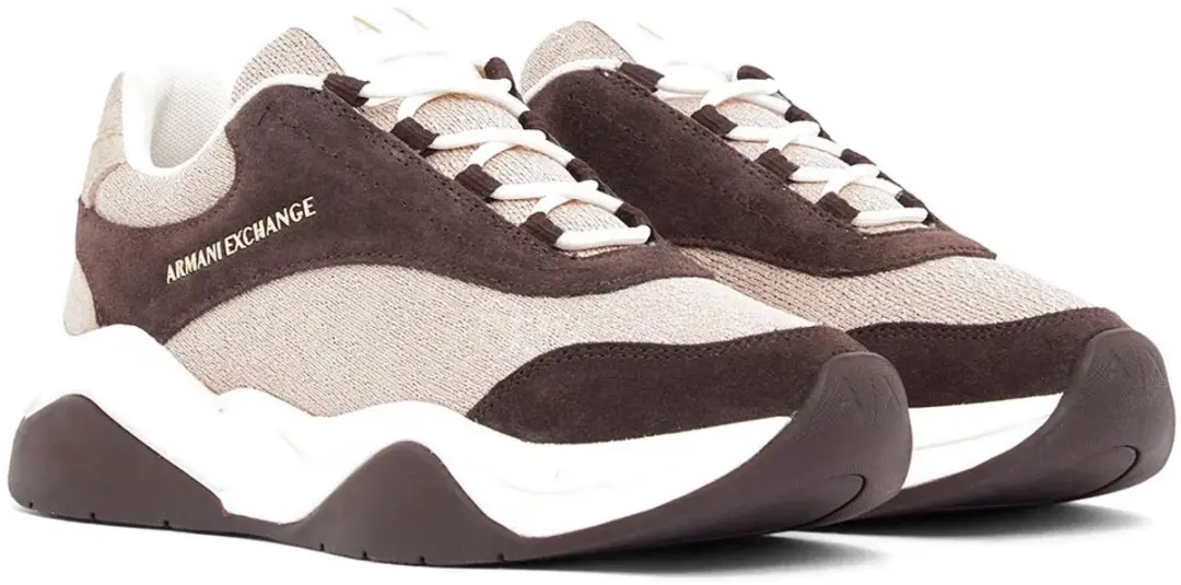 Armani Exchange Logo AX Damesschoenen - Beige - EU 40 - afbeelding 2 van 4