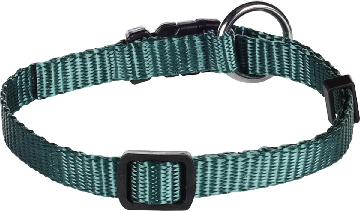Flamingo Ziggi Hond Halsband - Donkergroen XS 20-35cm