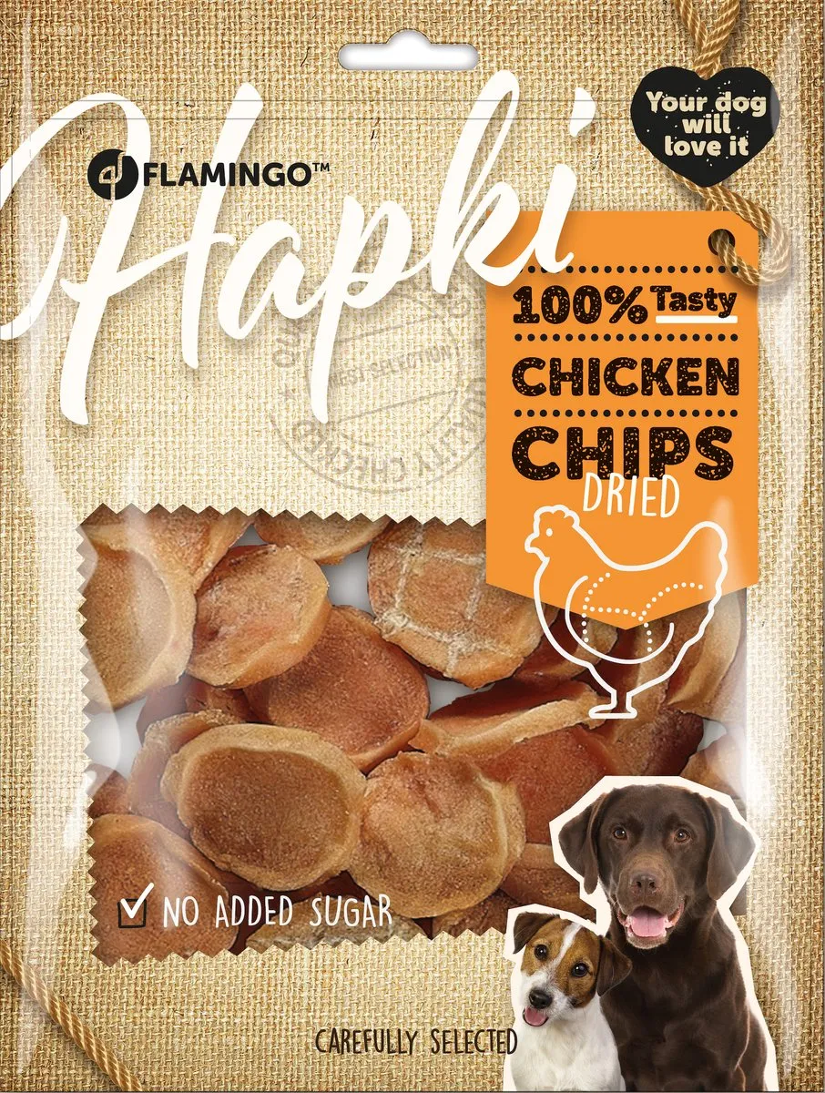Flamingo Hapki Chips Kip 400g