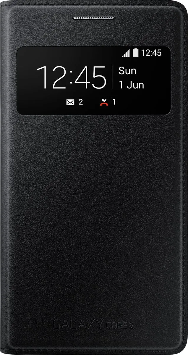 Samsung S-View Cover Galaxy Core 2 - Zwart