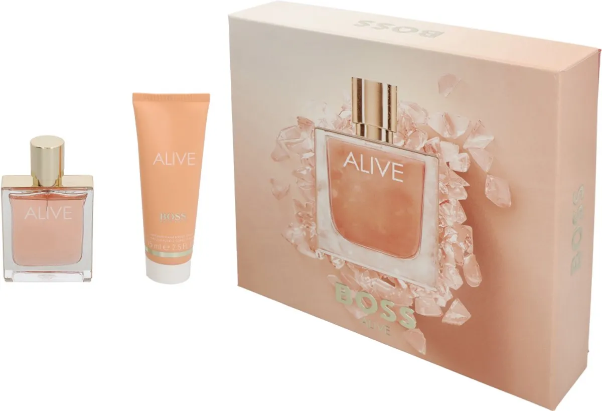 Hugo Boss Alive Geurset - 50ml Eau de Parfum & 75ml Bodylotion