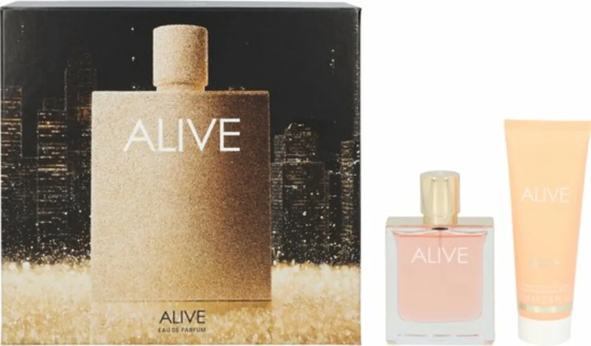 Hugo Boss Alive Geurset - 50ml Eau de Parfum & 75ml Bodylotion