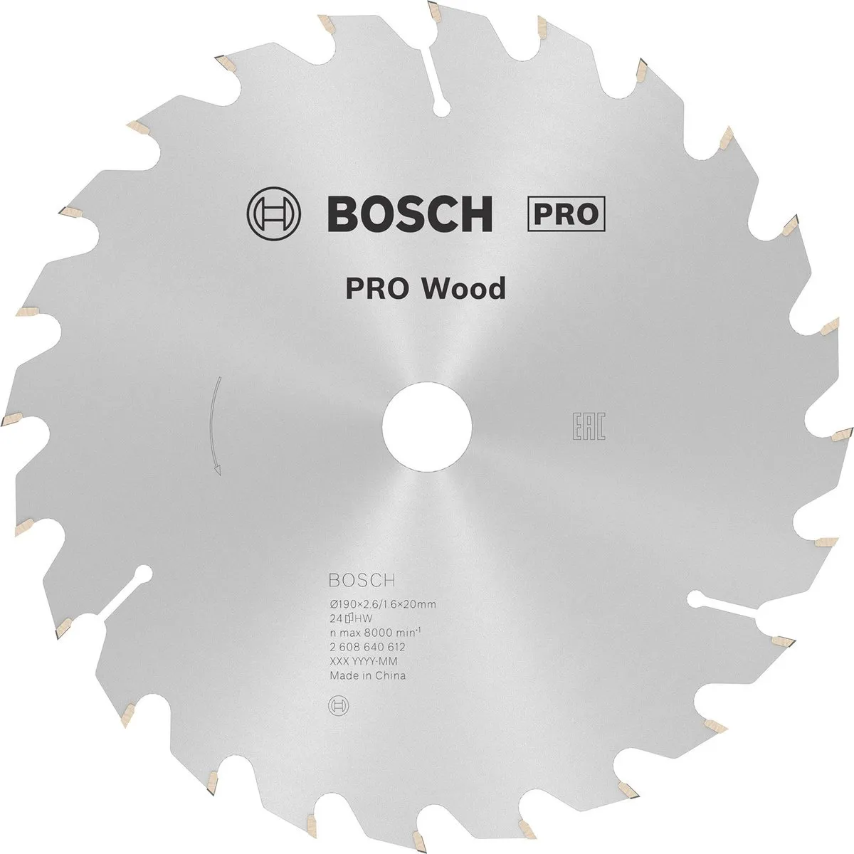 Bosch Professional Cirkelzaagblad Optiline 190mm Hout