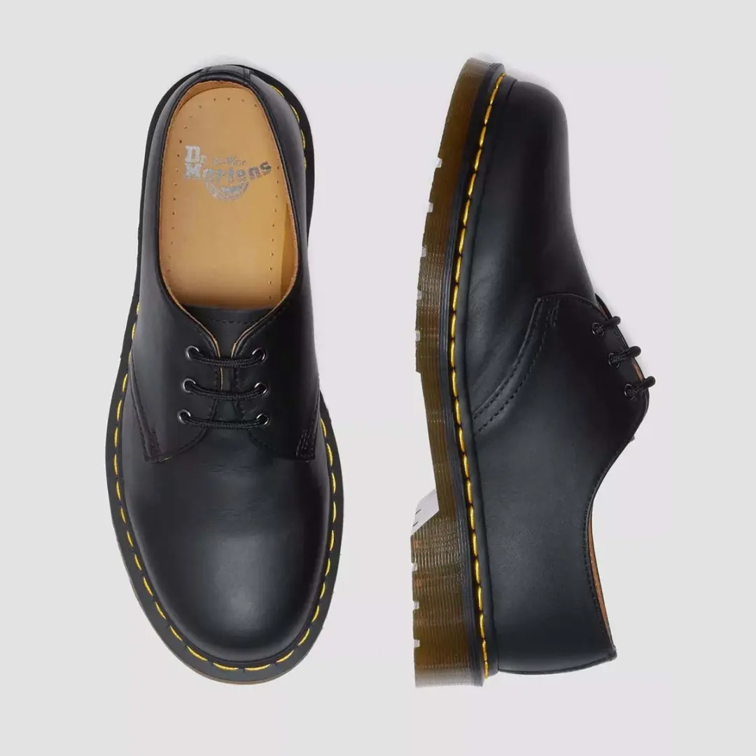 Dr. Martens 1461 Nappa zwarte schoenen - afbeelding 2 van 6