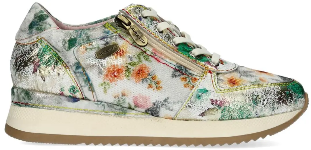 Laura Vita Gycmo 58 Vert Sneakers - Multi Bloem - afbeelding 3 van 6