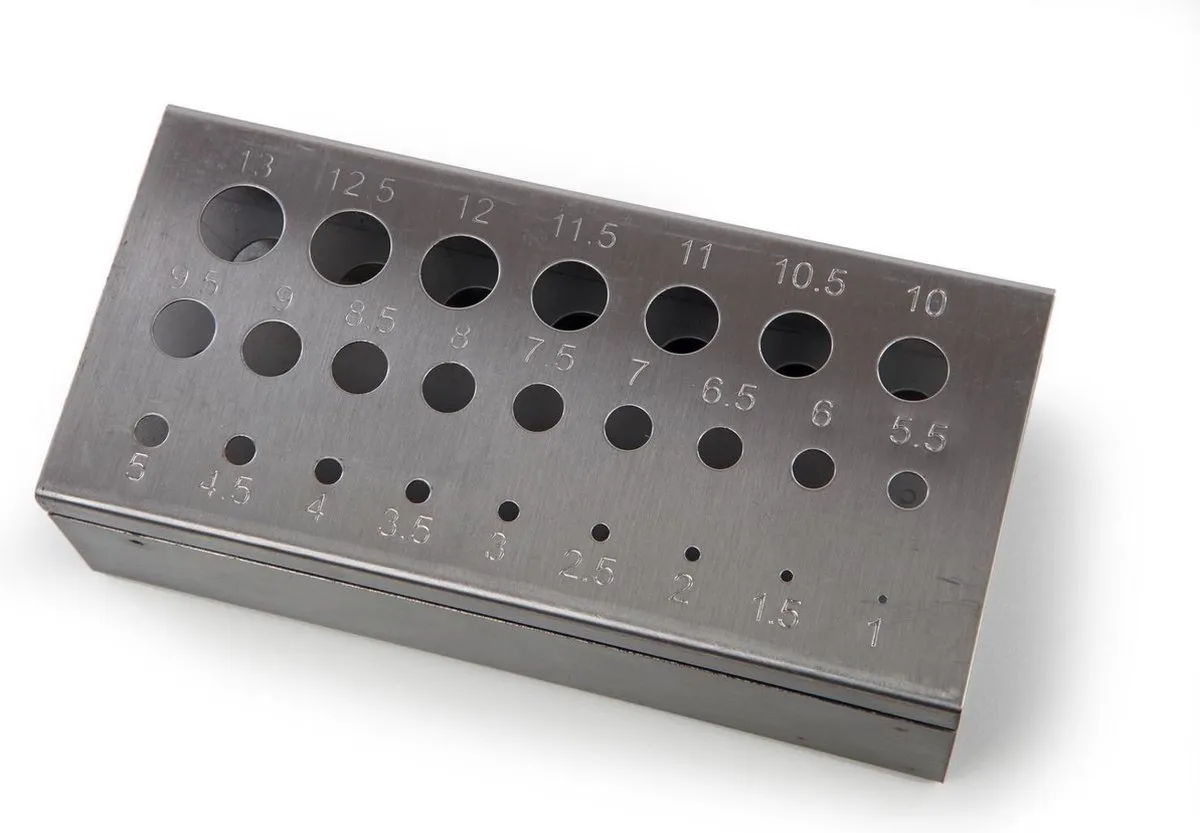 HBM RVS Borenstandaard 1-13mm