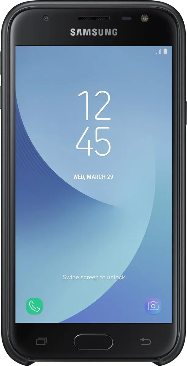 Samsung Dual Layer Cover J33087023601 - Zwart