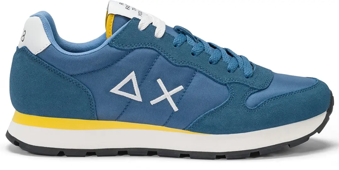 Sun68 Tom Solid Sneakers - Heren - Blauw - Maat 42 - afbeelding 3 van 6